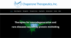 Desktop Screenshot of chaperonetherapeutics.com